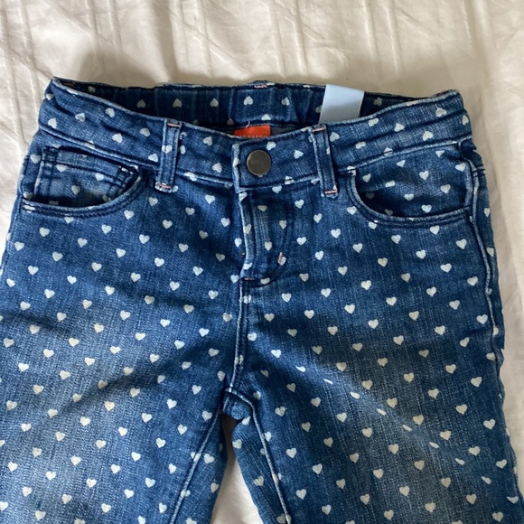 Heart pattern Jeans with stretch size 7 - Picture 4 of 8